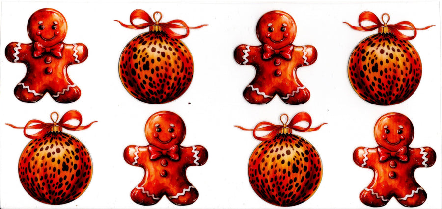 Gingerbread Men and Christmas Ornaments