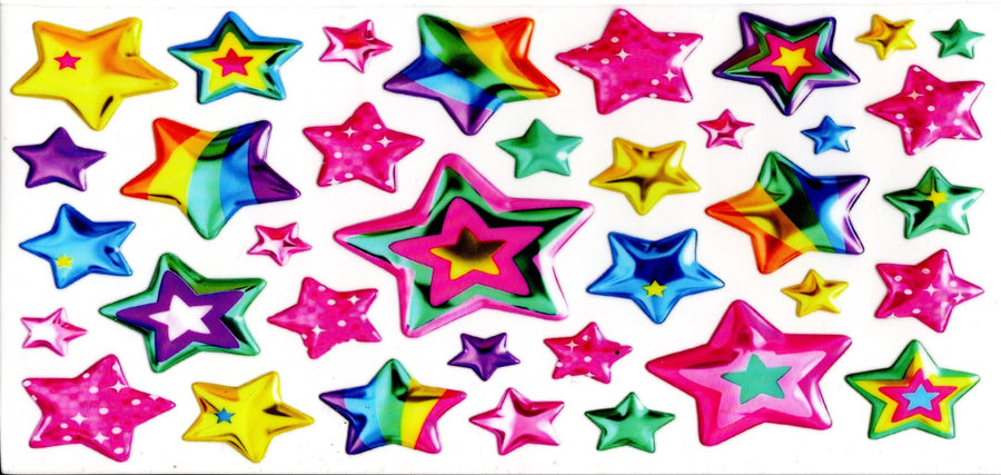 Colorful Neon Stars