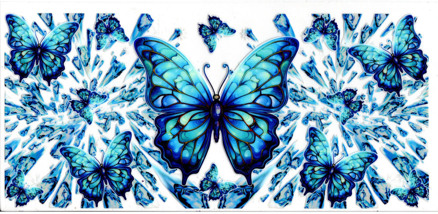 Teal Butterflies
