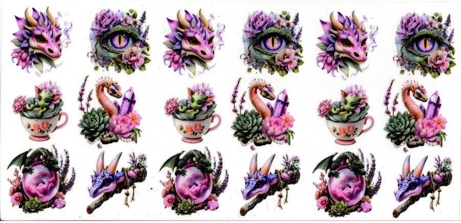 Pink/Purple Dragons