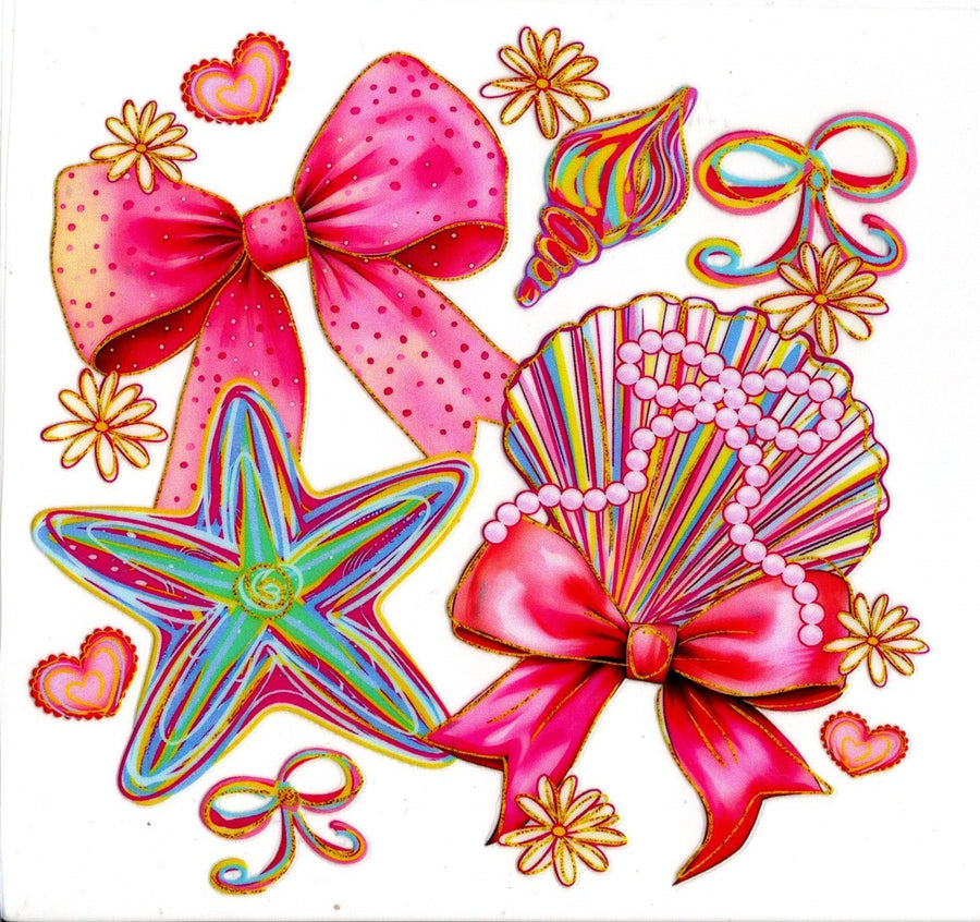 Starfish Seashells and Bows