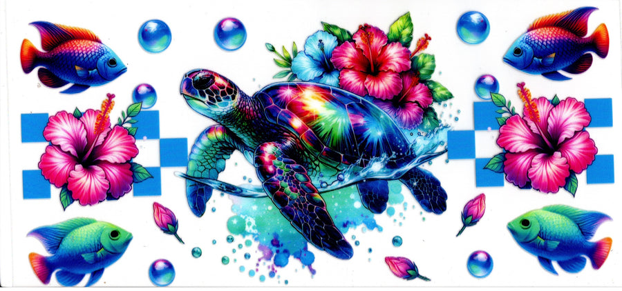 Bright Colored Turtle