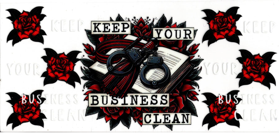 Keep Your Business Clean ~ Bookish