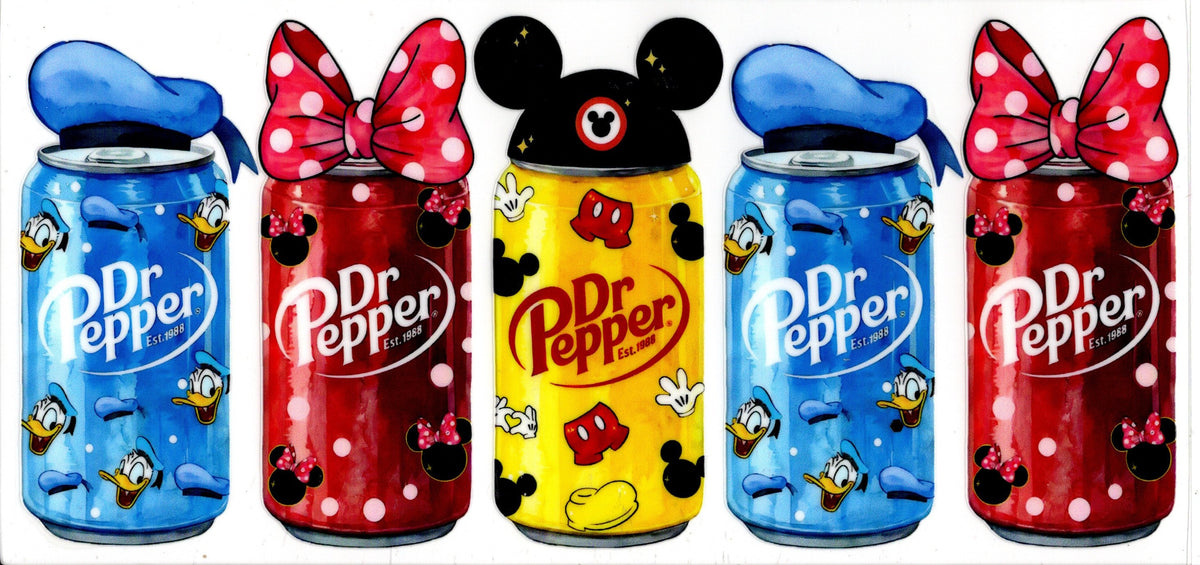 Disney Dr. Pepper Cans