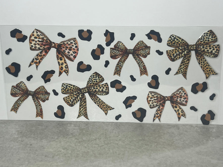Cheetah Print Bows