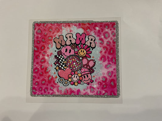 Mama Pink Retro ~ Decal