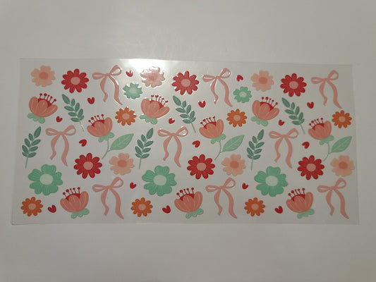 Pastel Pinks Floral with Bows