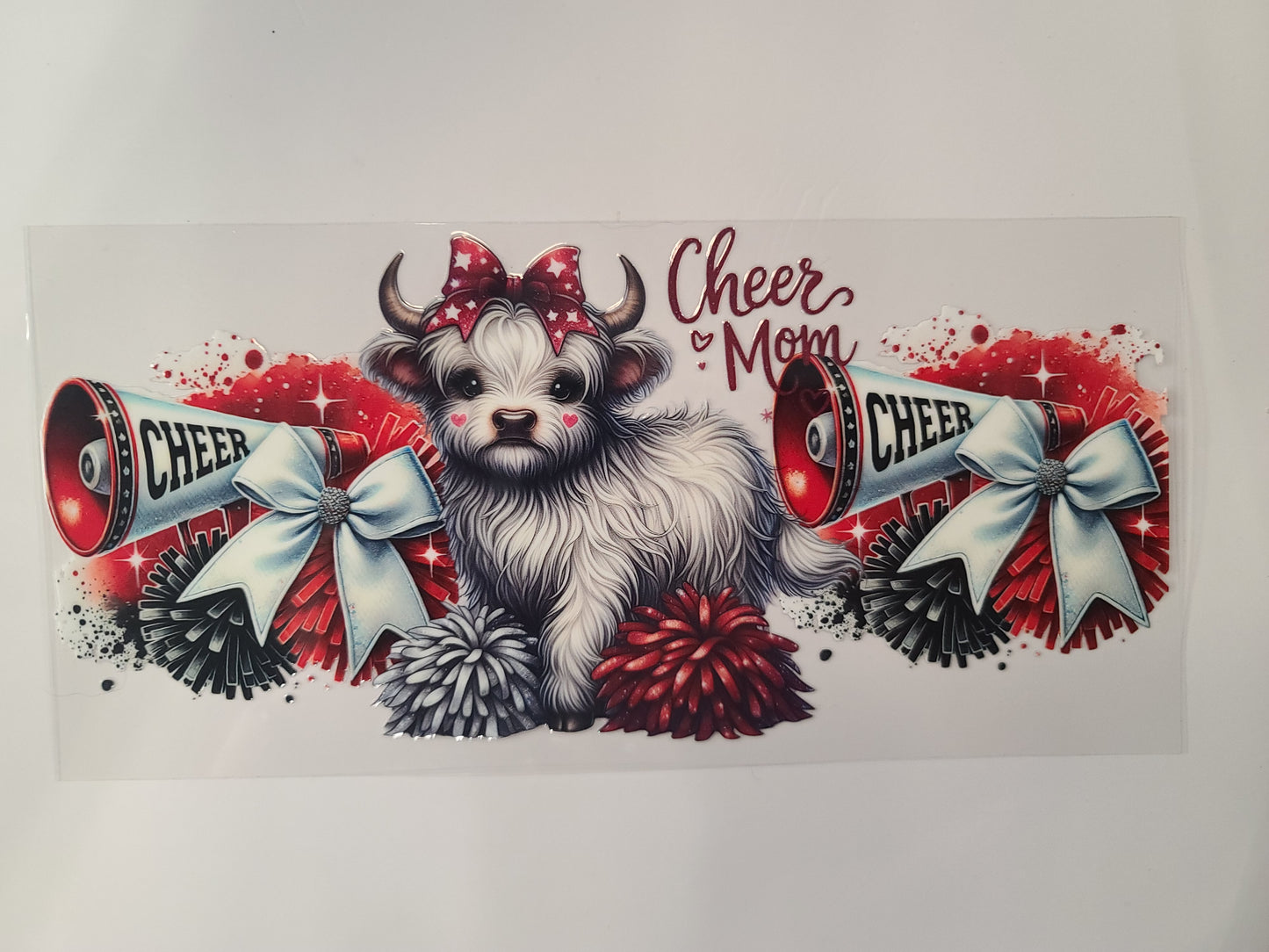 Cheer Mom w/ Cow