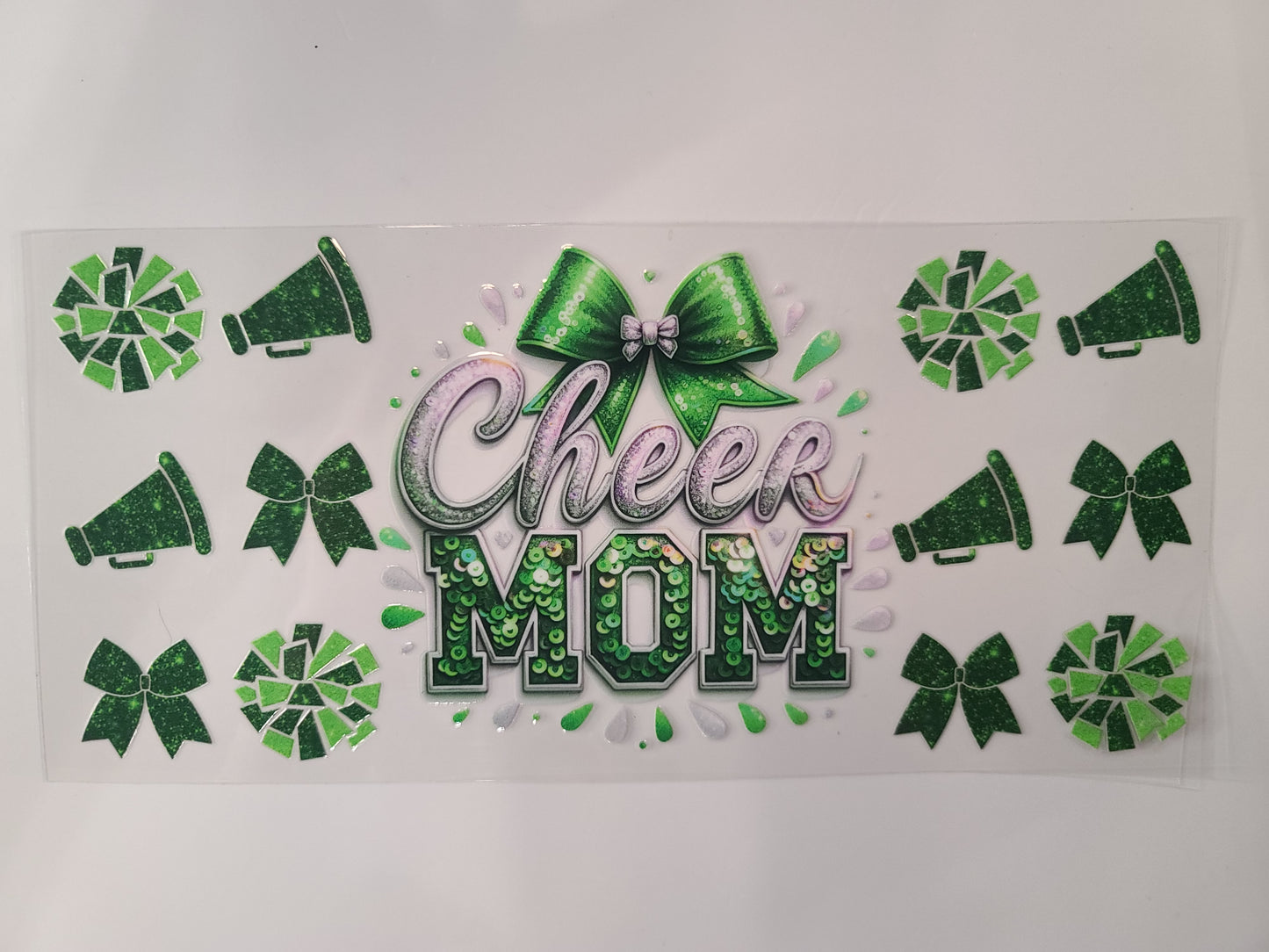 Cheer Mom Green