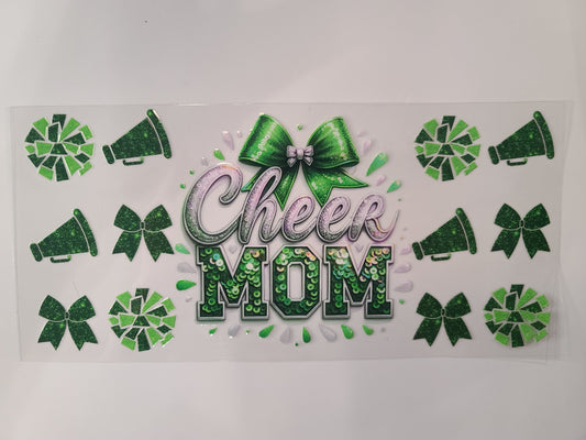 Cheer Mom Green