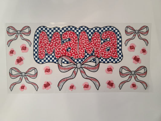 Mama Baseball Ribbon