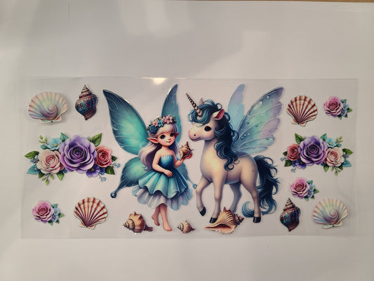 Blue Fairy and Unicorn