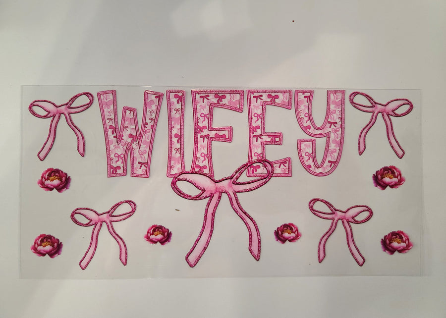 Pink Wifey with Bows