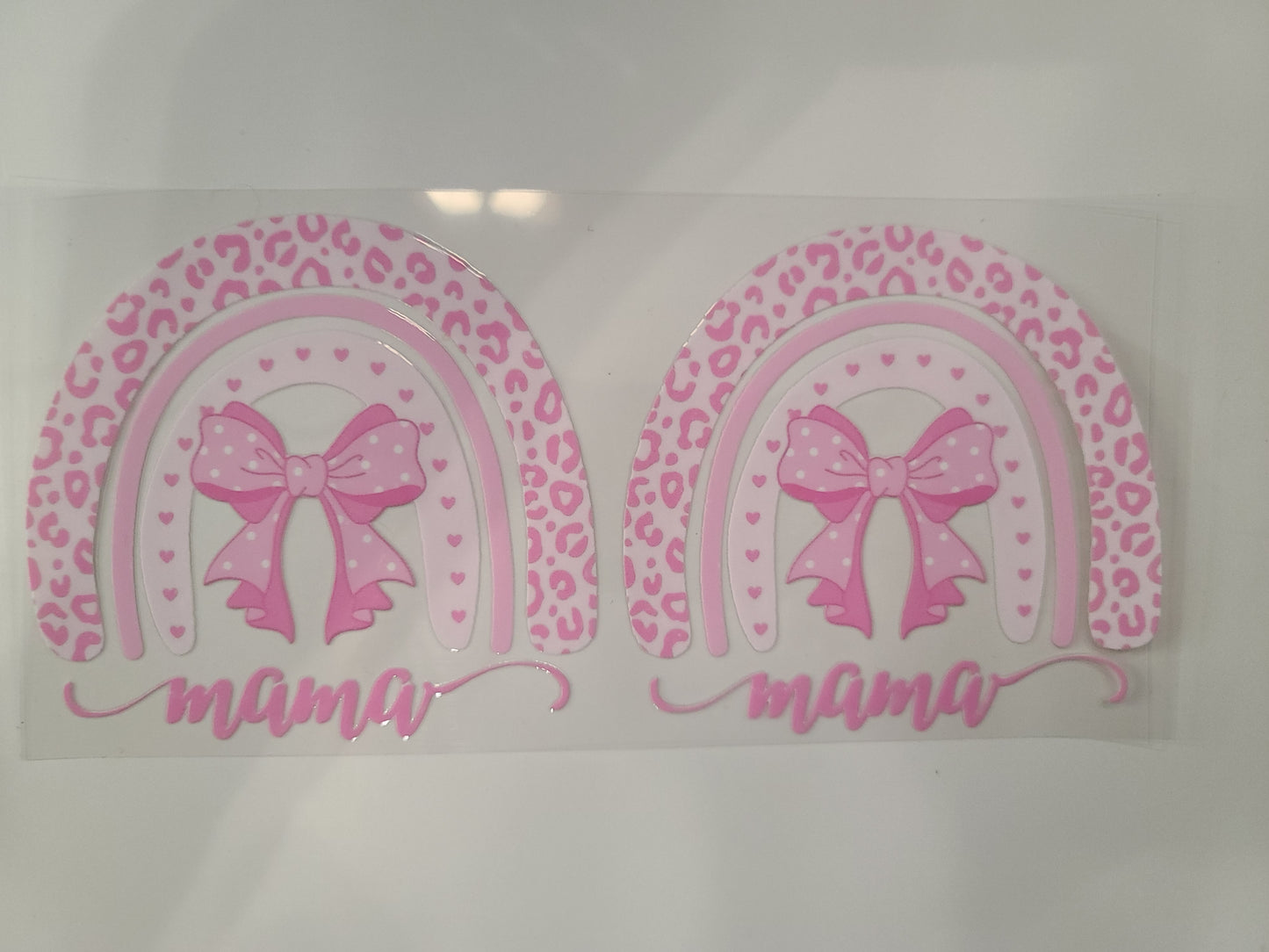 Mama Pink Printed Rainbow