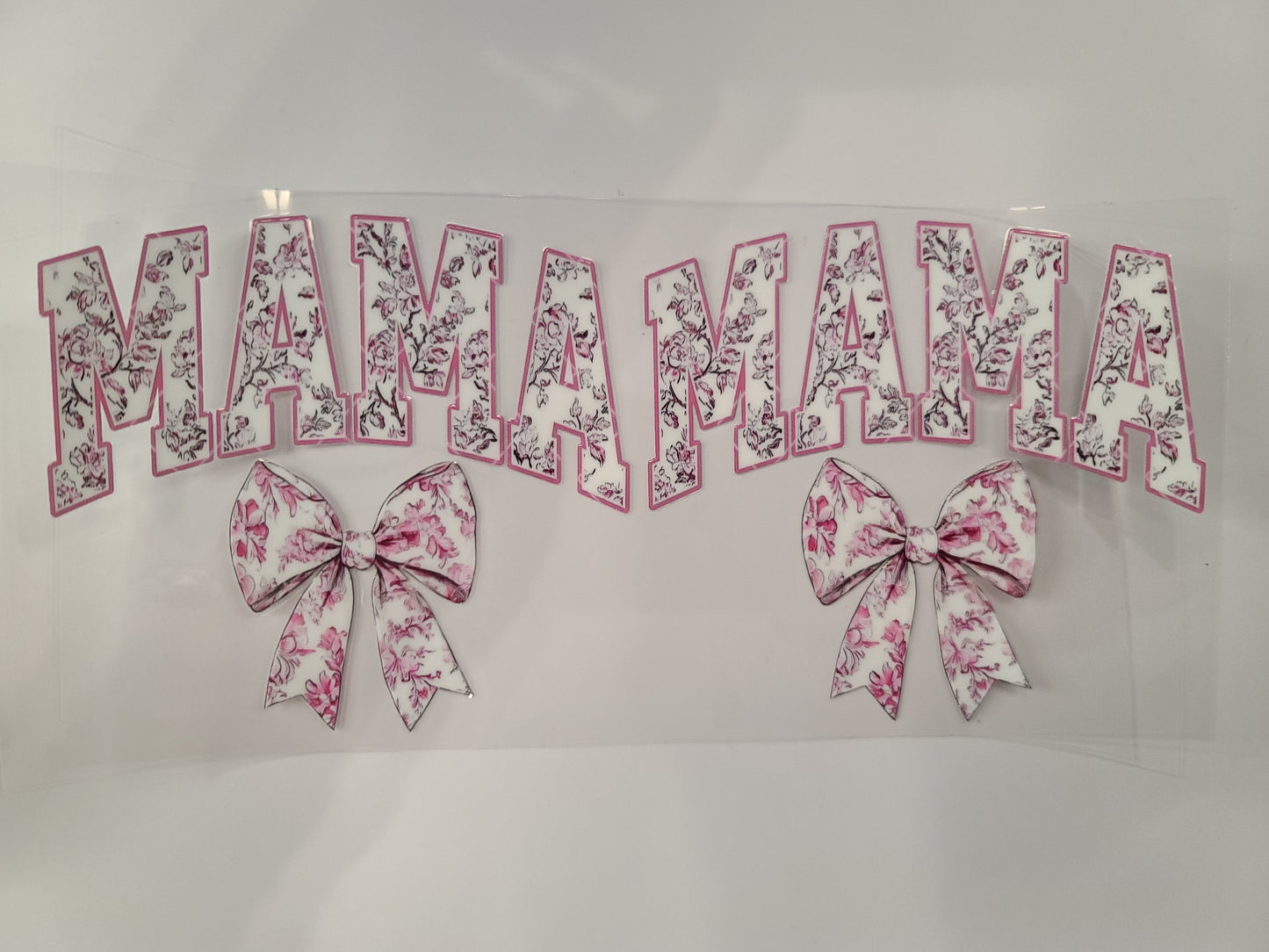 Pink Floral Bows Mama