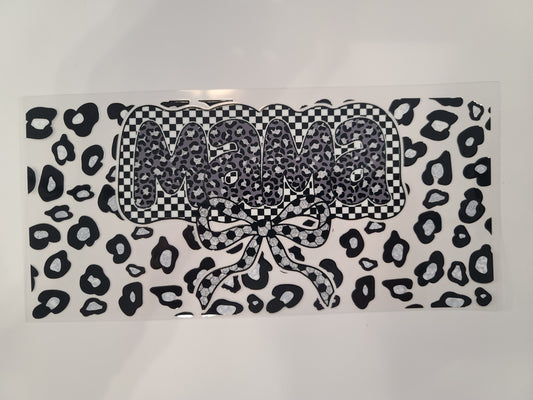 Mama Cheetah and Checker Print
