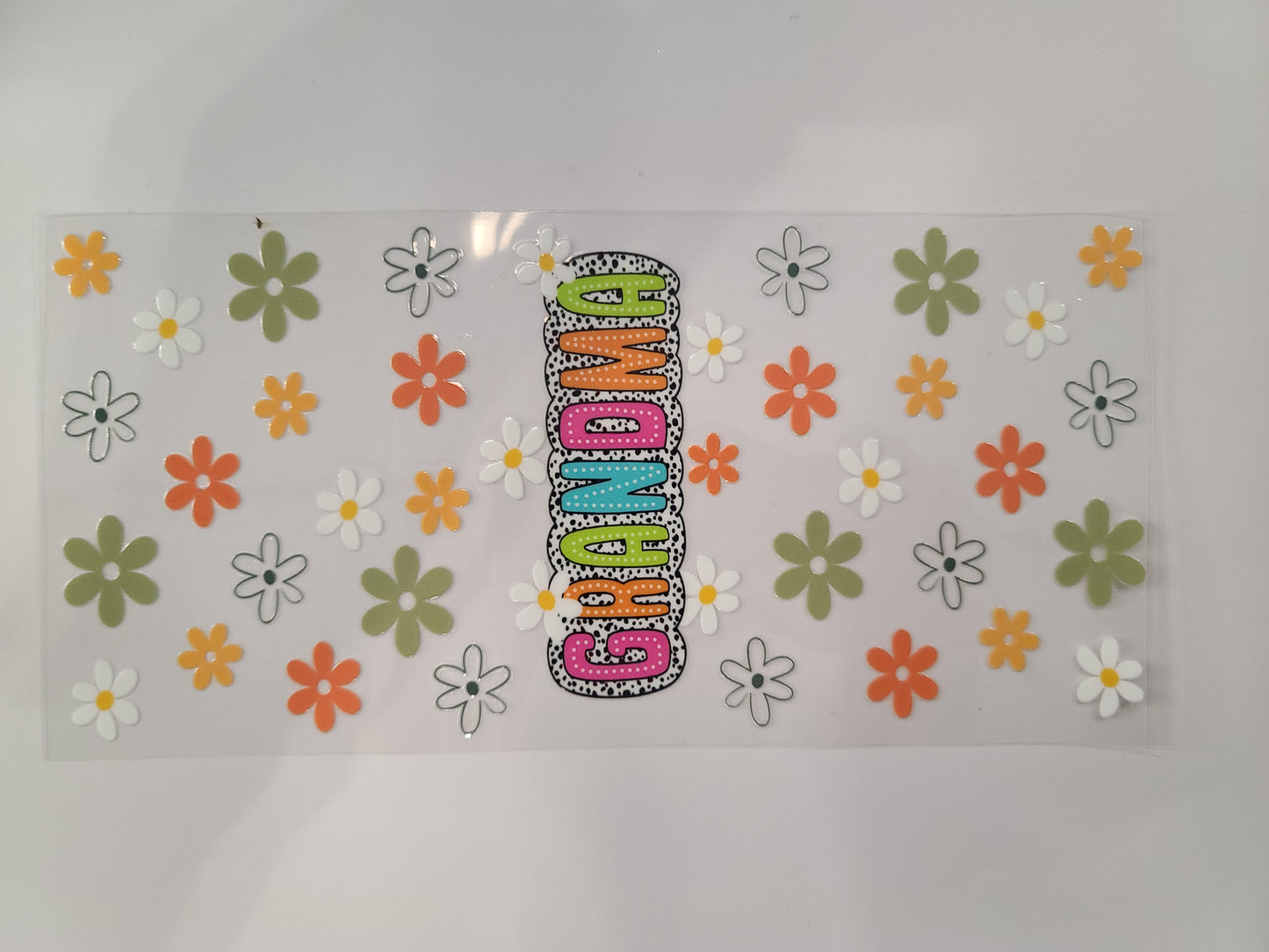 Grandma Bright Colors Flowers