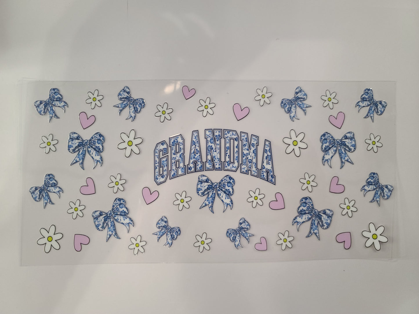 Grandma Blue Floral and Bows
