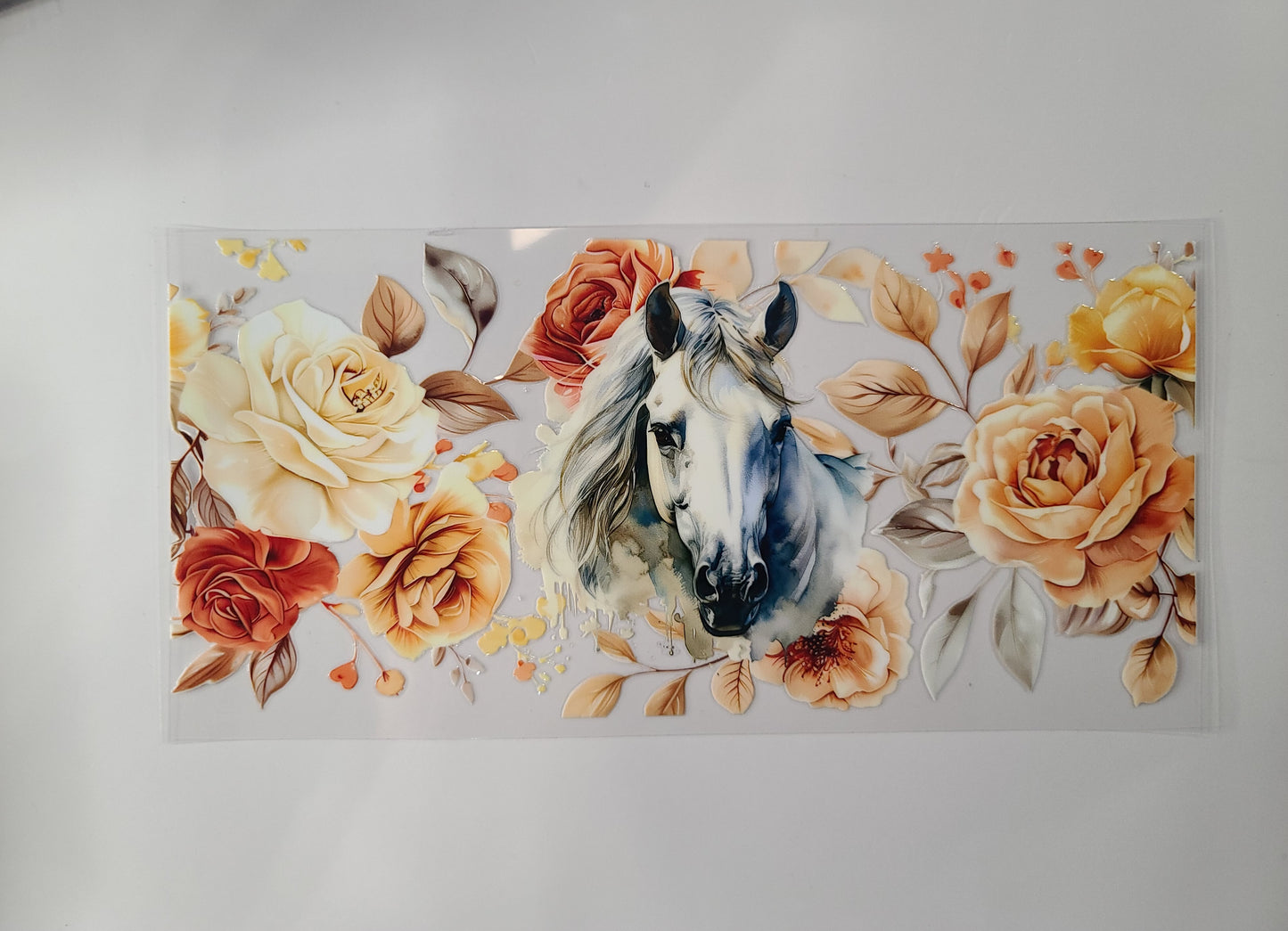 White Horse Orange and Yellow Flowers