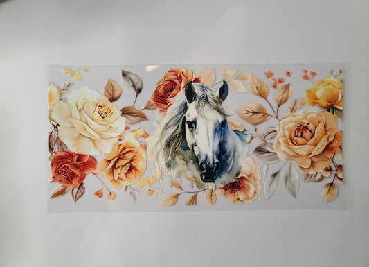 White Horse Orange and Yellow Flowers