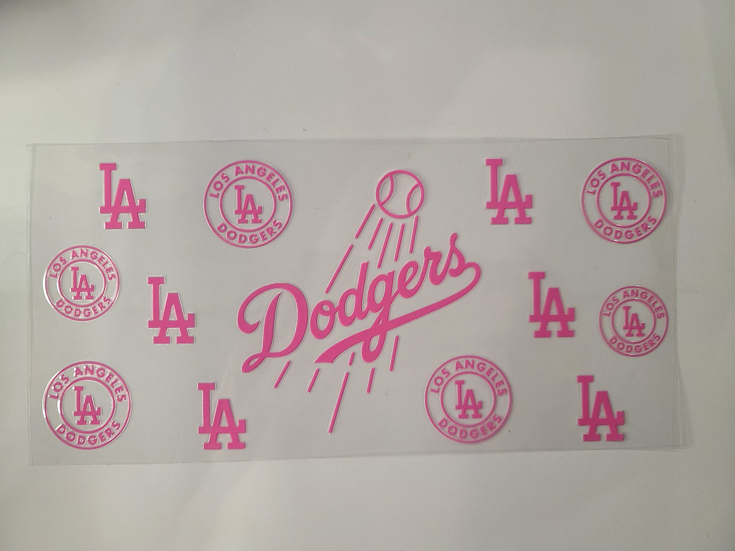 Pink Los Angeles Dodgers Baseball