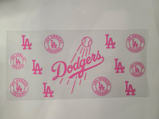 Pink Los Angeles Dodgers Baseball
