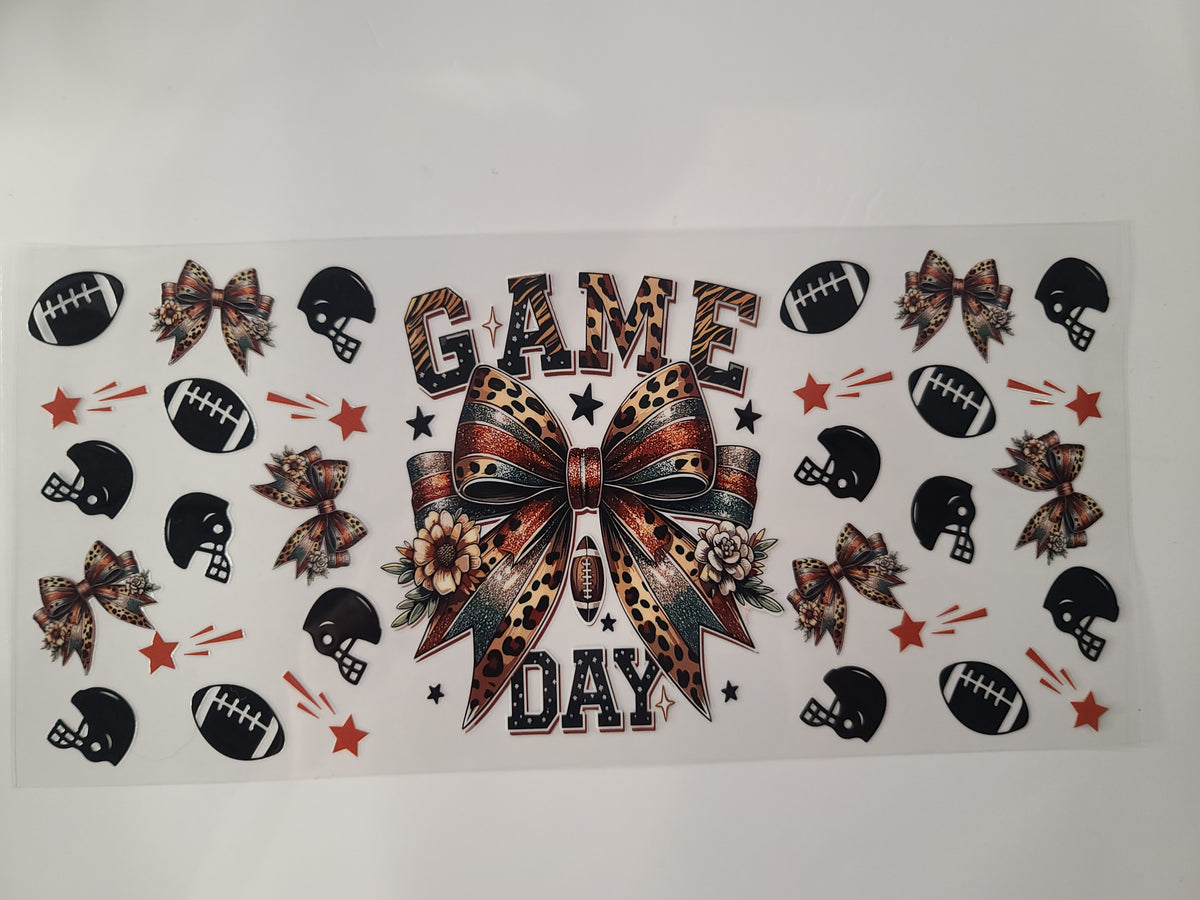 Game Day Bows and Footballs