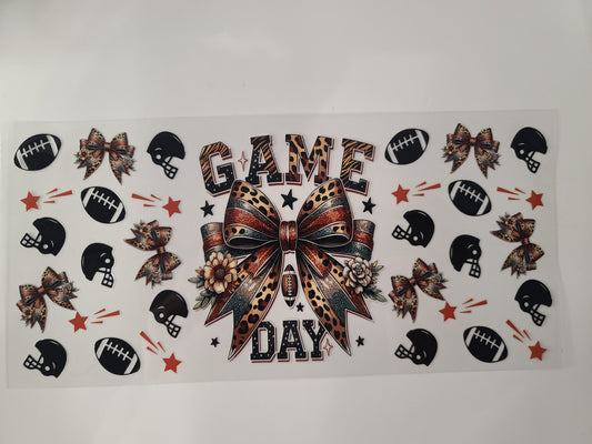 Game Day Bows and Footballs