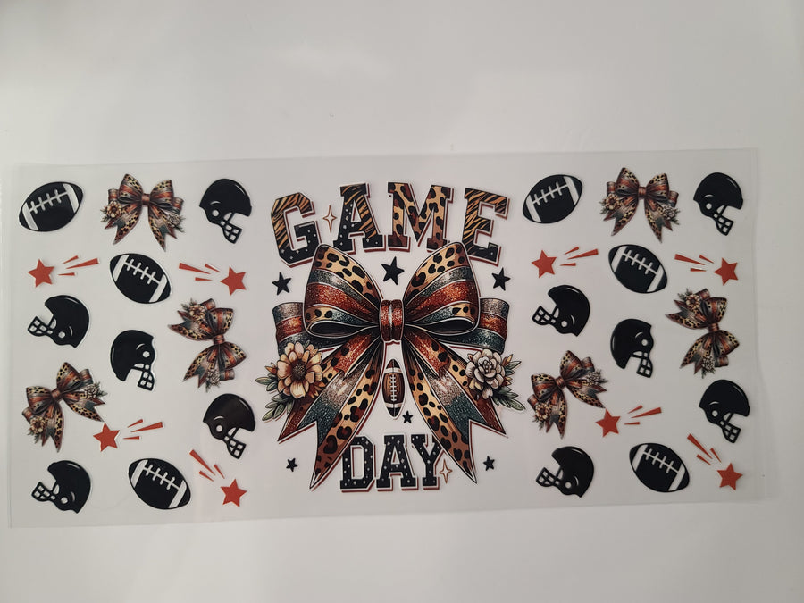 Game Day Bows and Footballs