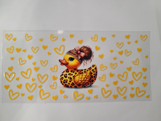Cheetah Print Duck
