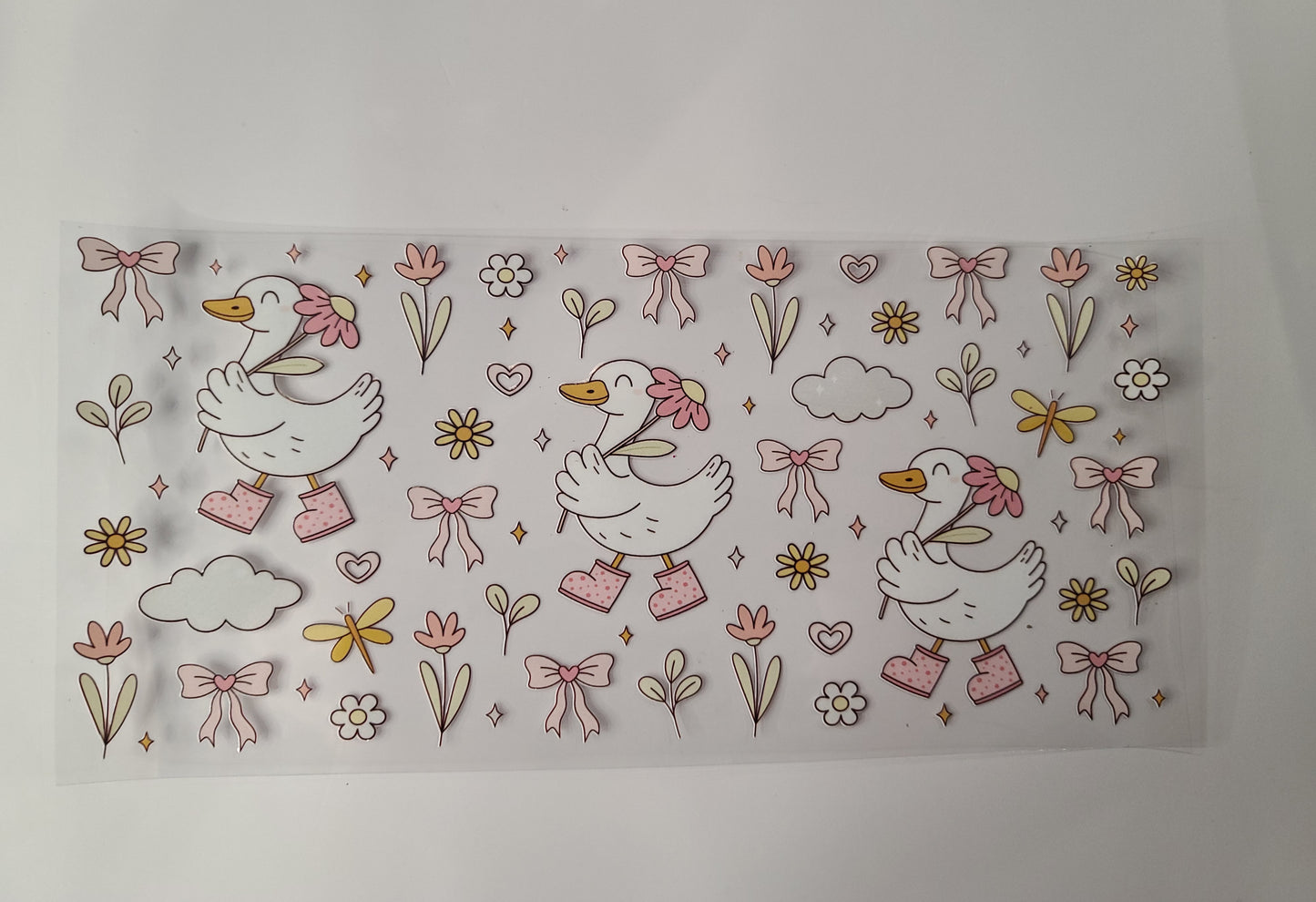 Ducks Flowers Bows