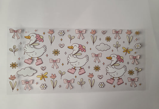 Ducks Flowers Bows