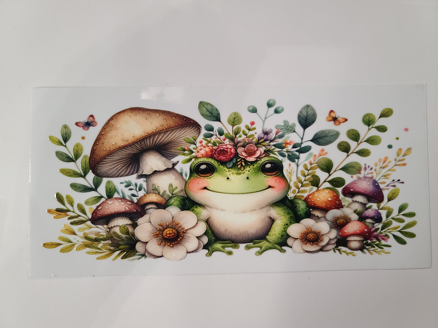 Frog Mushroom Floral
