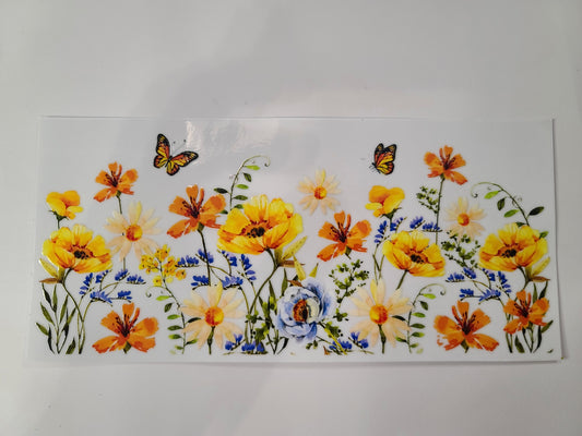 Flowers and Butterflies