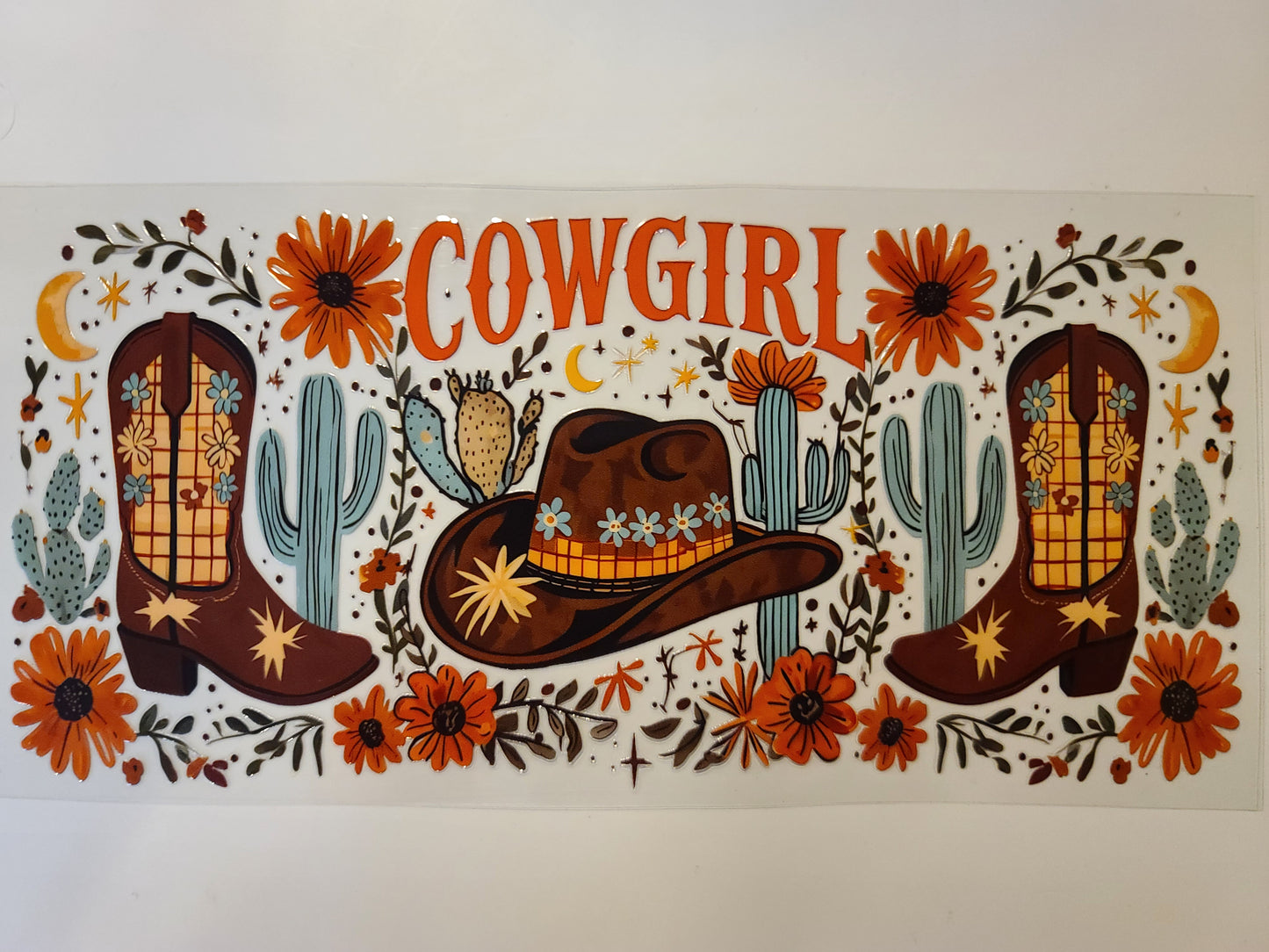 Cowgirl Hat and Boots W34