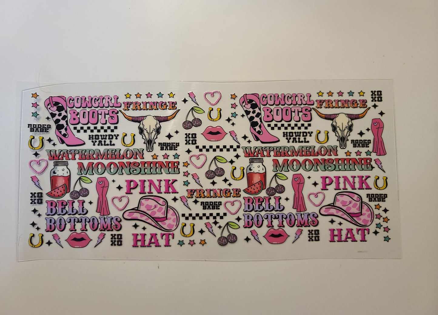 Cowgirl Words and Accessories W4