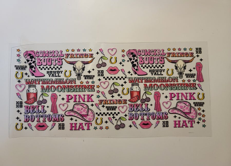 Cowgirl Words and Accessories W4