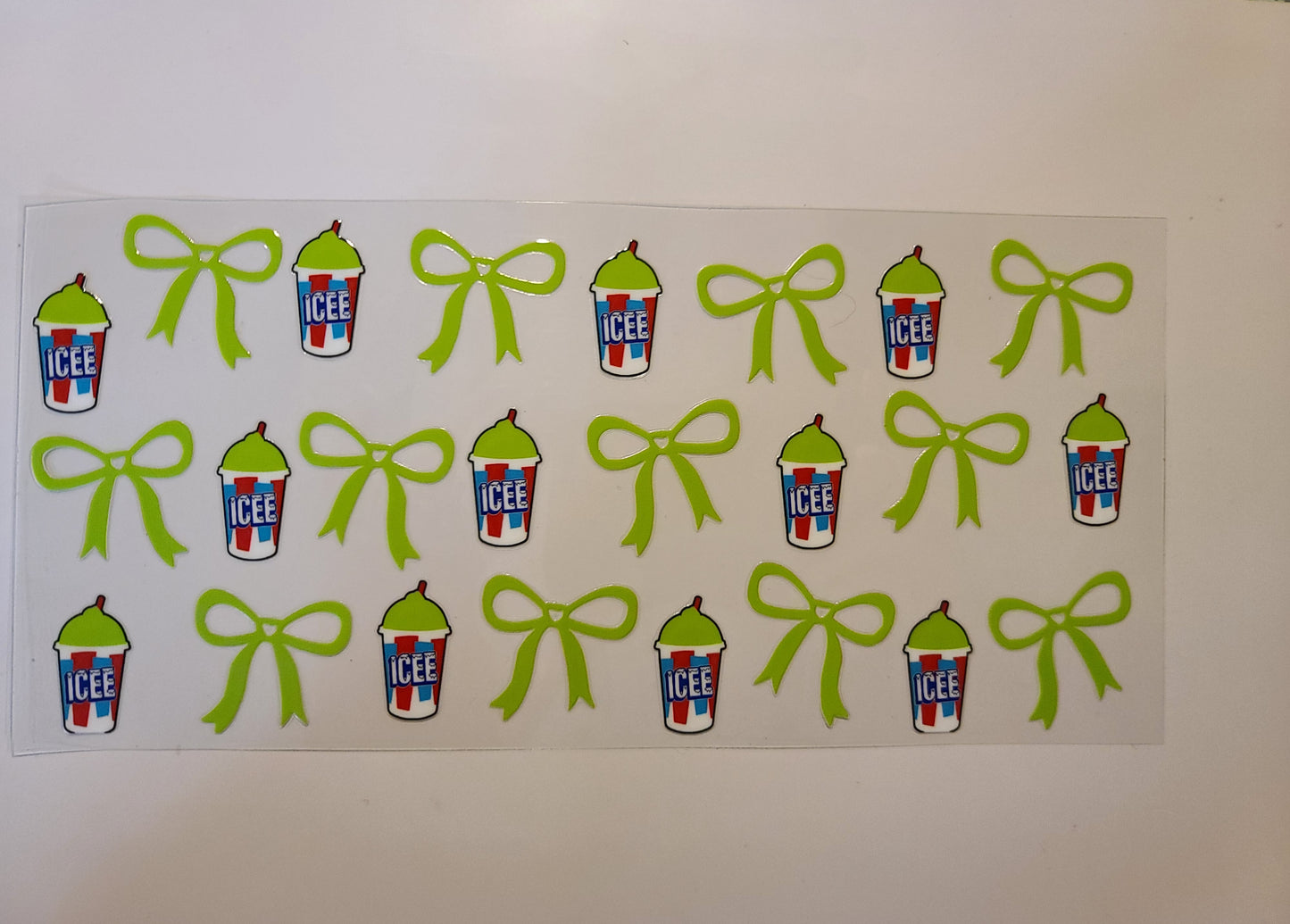 Icee With Green Bows