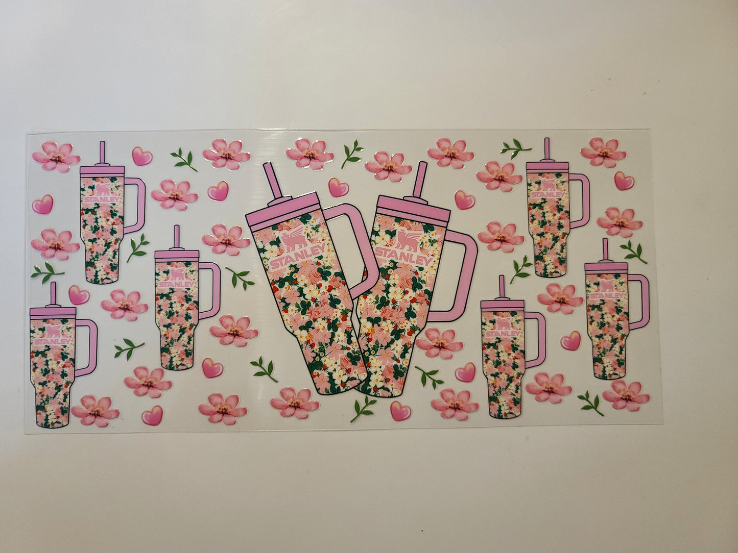 Stanley Cup Pink Floral