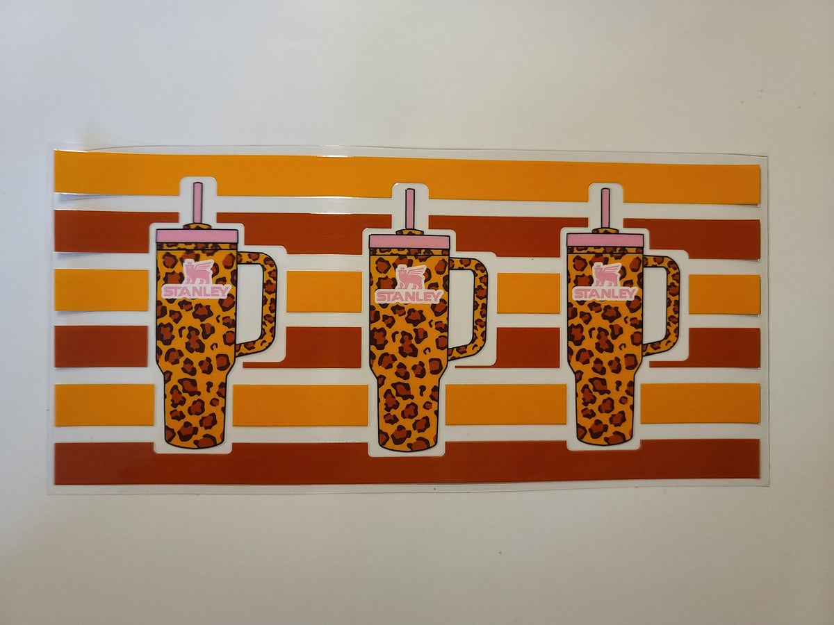 Stanley Orange Cheetah