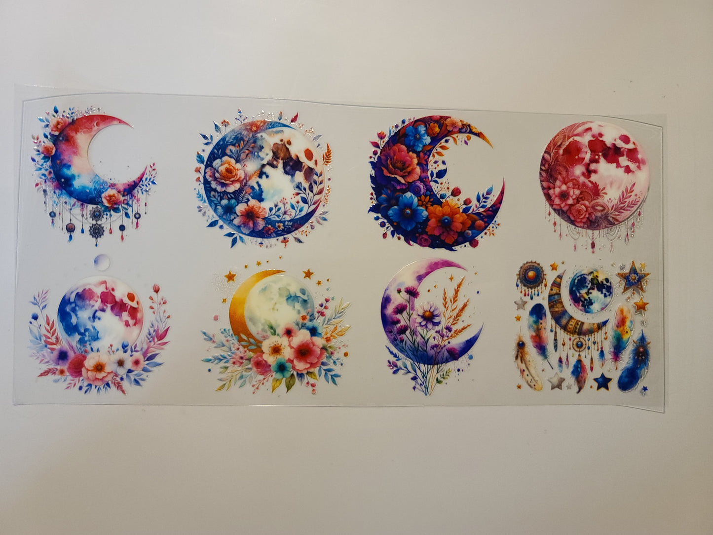 Moon Phases With Floral