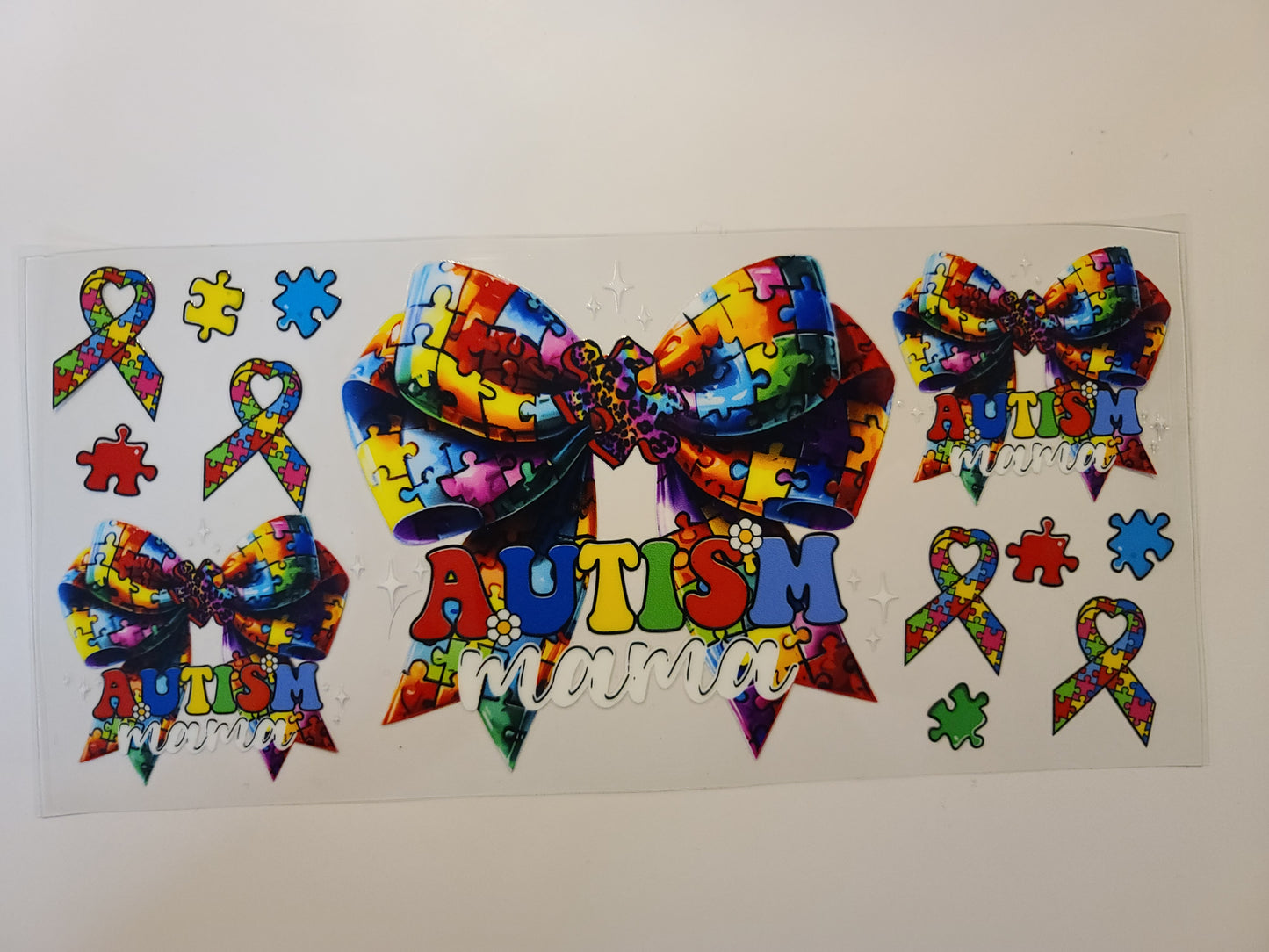 Autism Awareness Puzzle Pieces