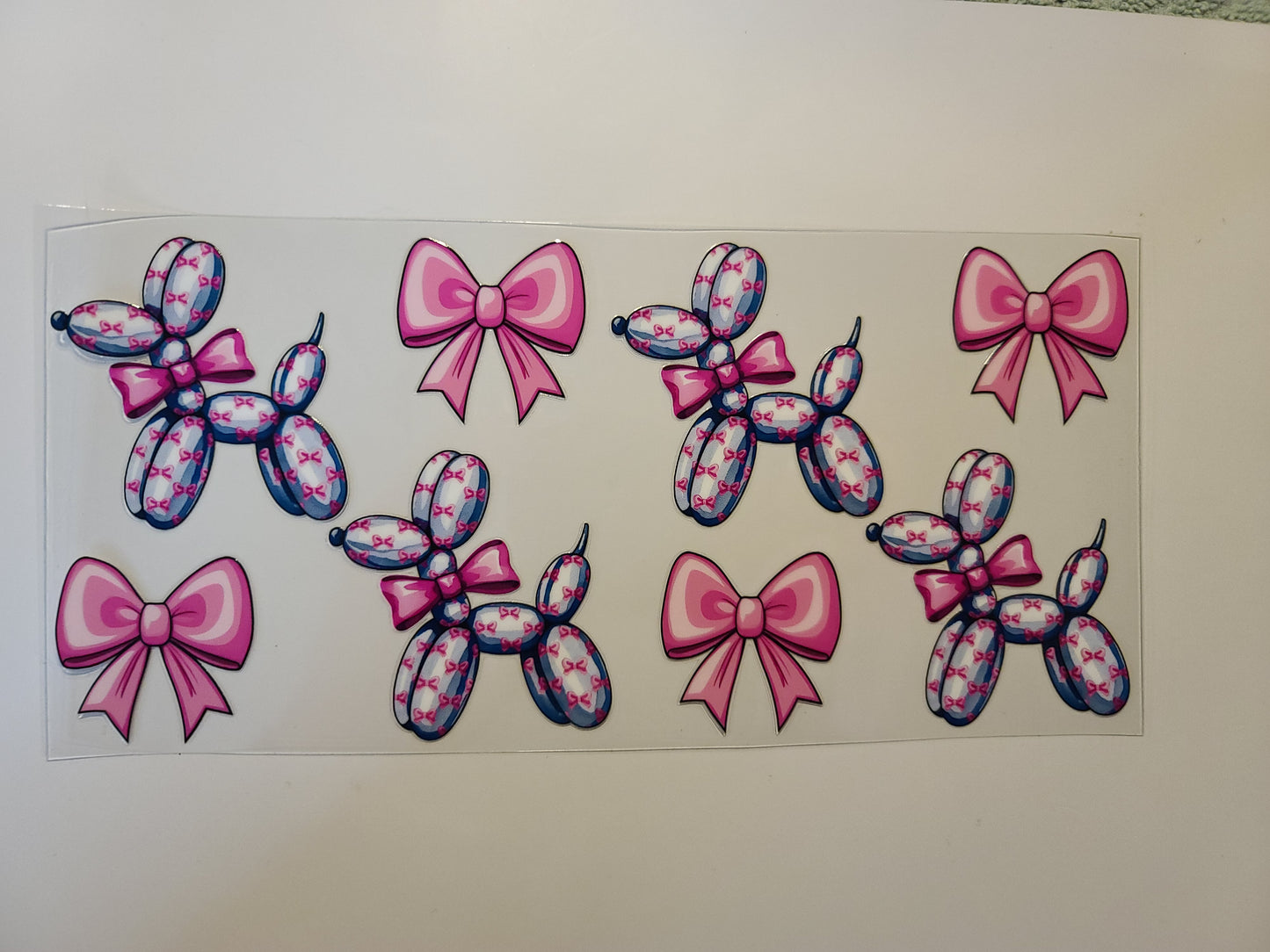 Pink Bows Balloon Dog