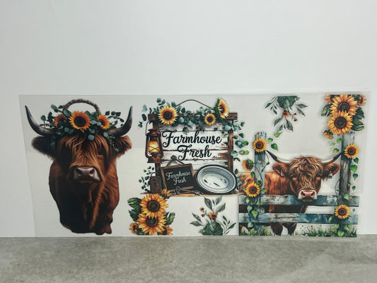 Highland Cow Farmhouse Fresh