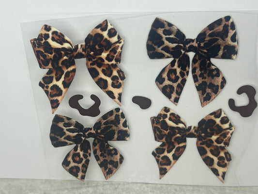 Cheetah Bows DECAL ONLY