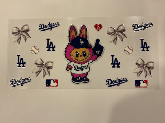 Labubu LA Dodgers Baseball