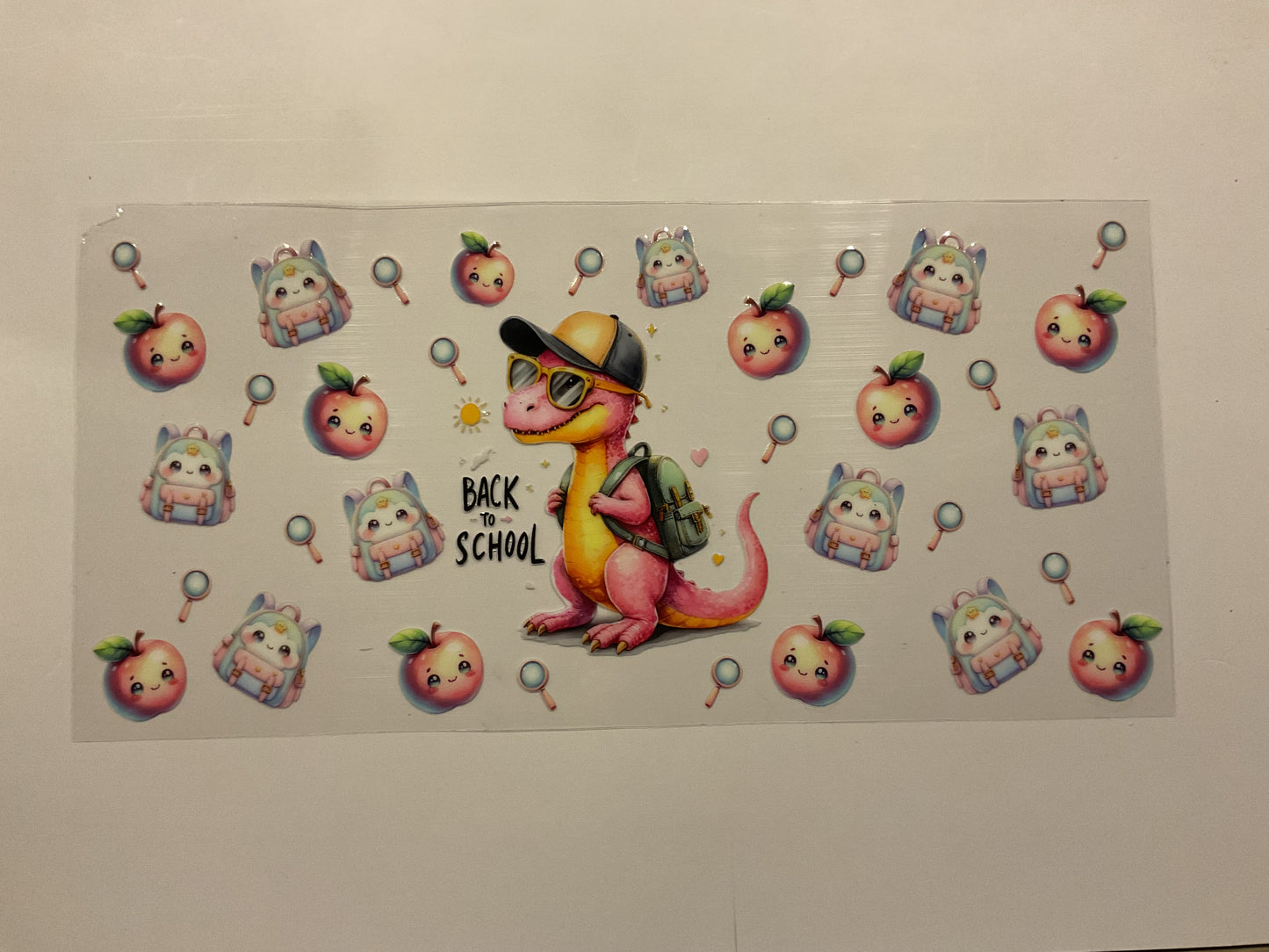Pink Dinosaur Back To School Teacher