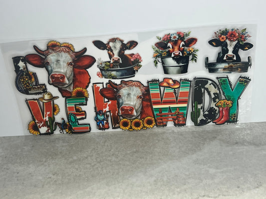Cows Howdy Love Western