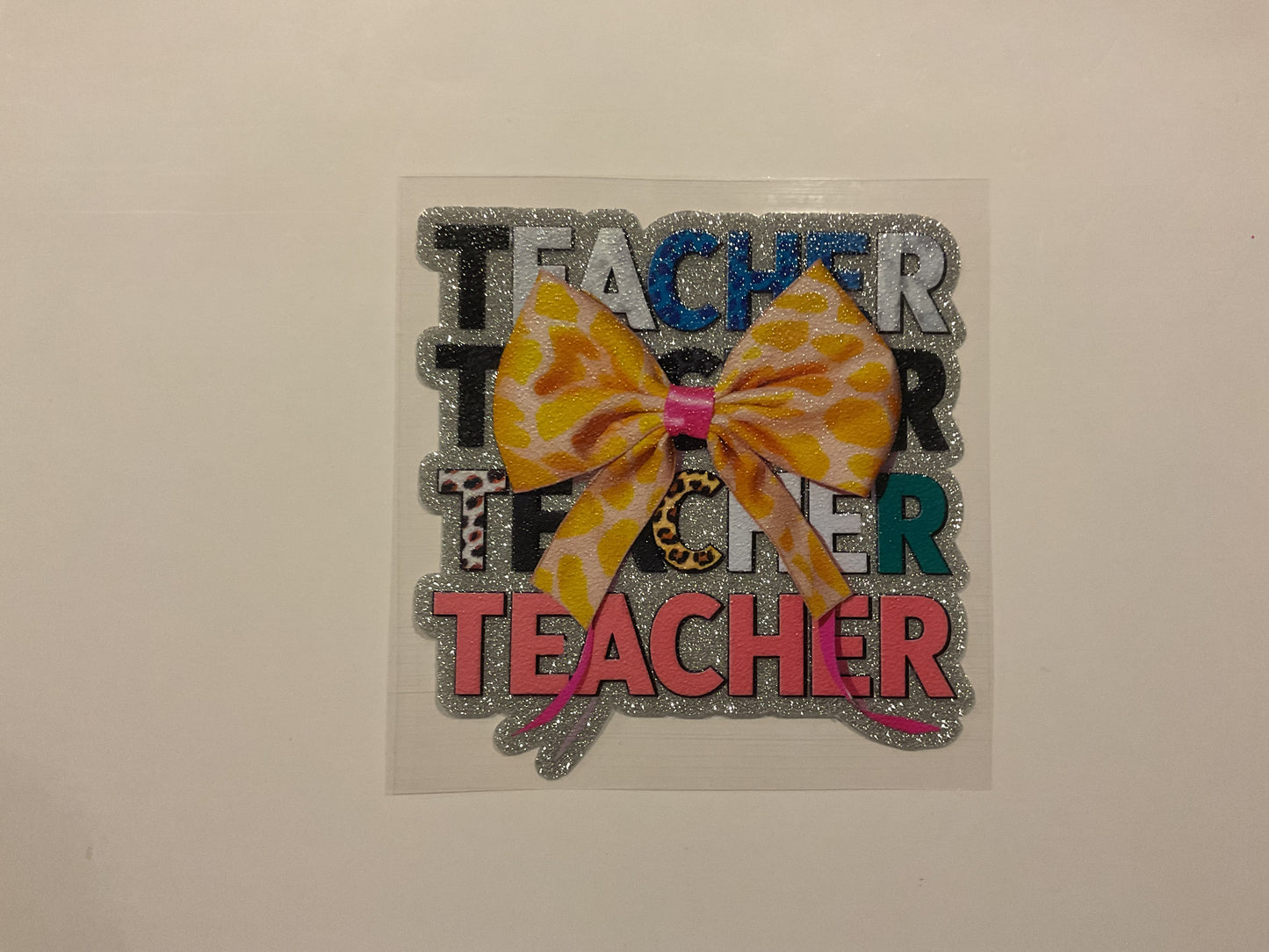 Teacher Teacher Teacher ~ Decal