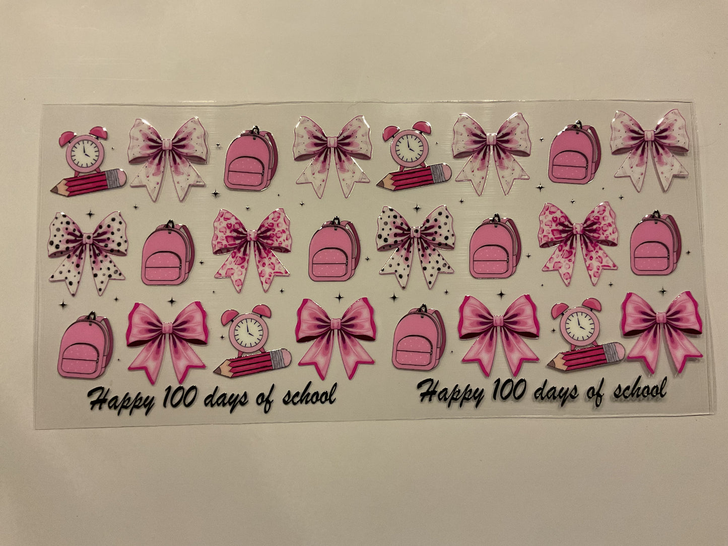 All Pink School Supplies Teacher